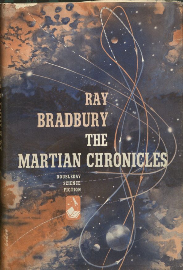 Cover of first Book Club editio of Ray Bradbury's The Martian Chronicles (1950)