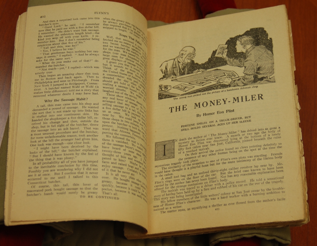 Image of Homer Eon Flint's "The Money-Miler" in Flynn's