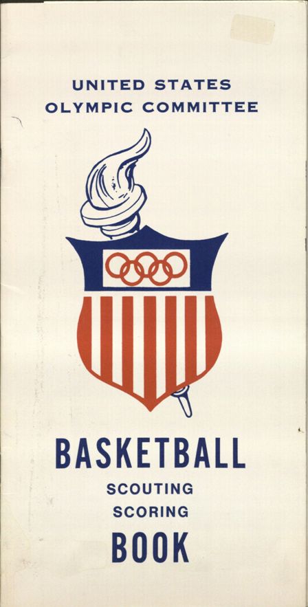 U.S. Olympic Basketball Scouting Scoring Book