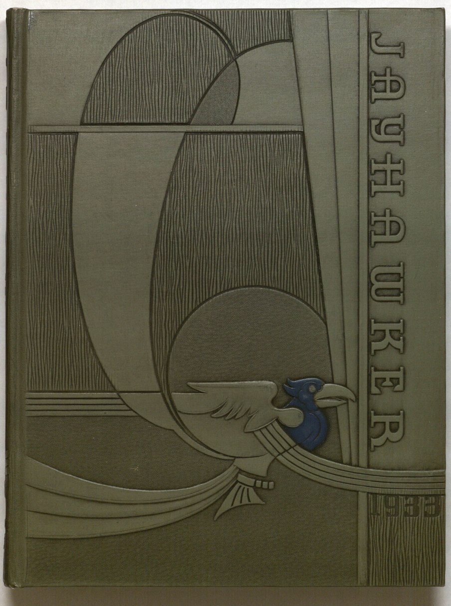 Image of cover of 1933-34 Jayhawker Yearbook