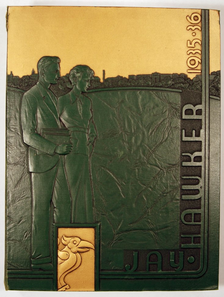 Image of Cover of 1935-36 Jayhawker Yearbook