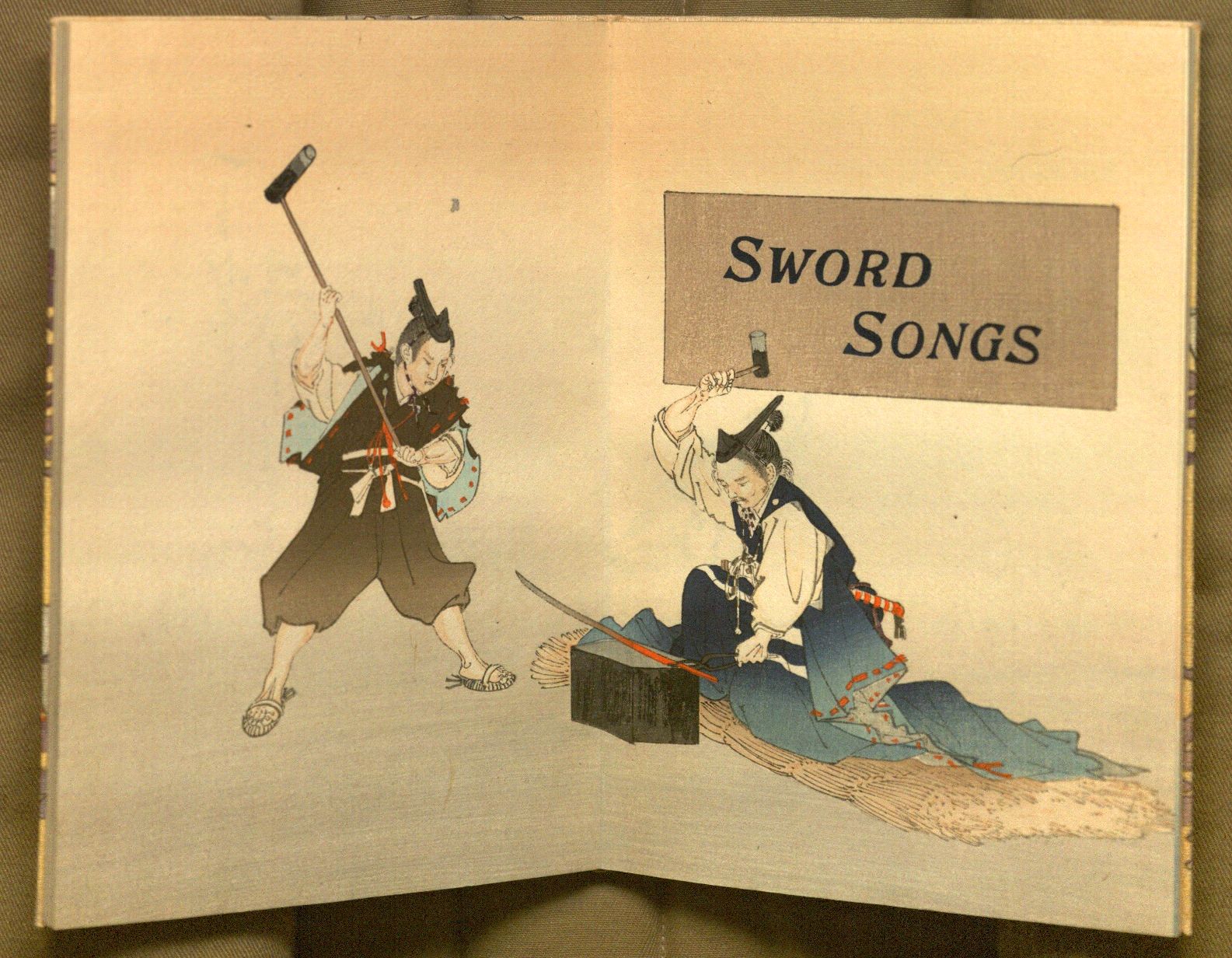 Image of Sword Songs section title page from vol. 2