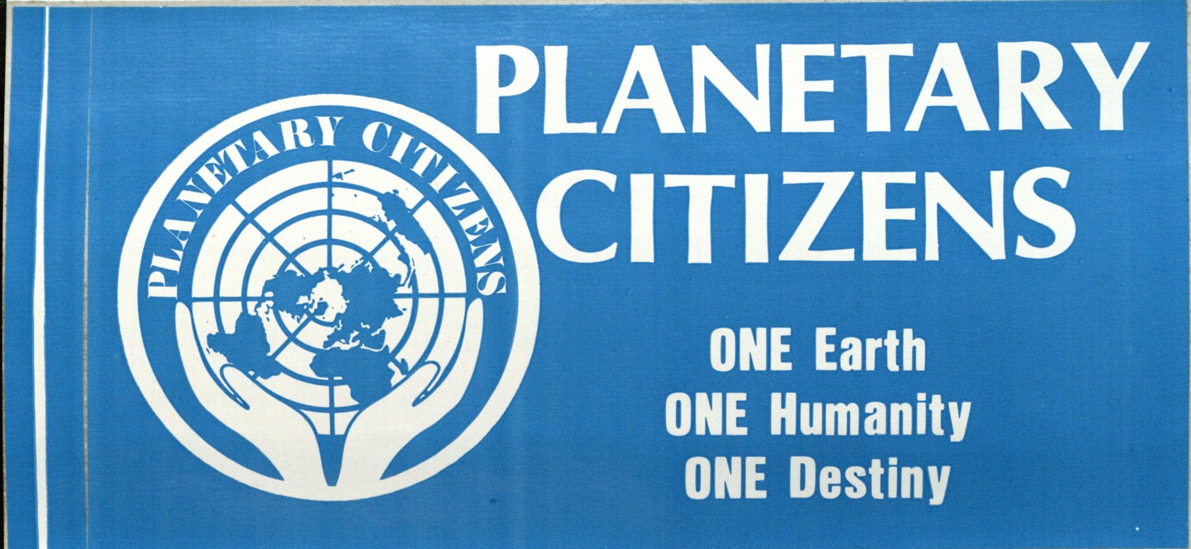 Bumper Sticker: Planetary Citizens.
