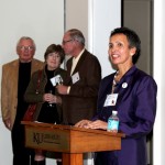 Photograph of Dean Haricombe addressing the audience.