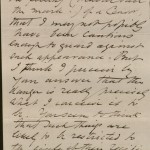 Image of page 2 of Letter from Rossetti to Swinburne.