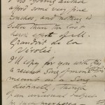 Image of page four of letter from Rossetti to Swinburne