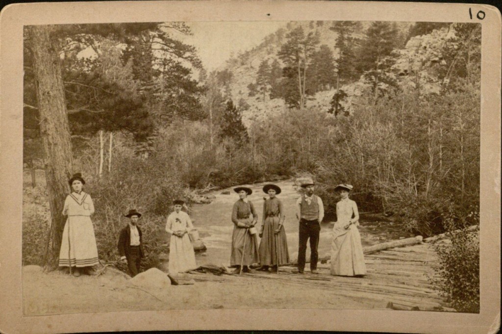 Photograph of "The Girls Bridge," August 19, 1889 [1891?]. 