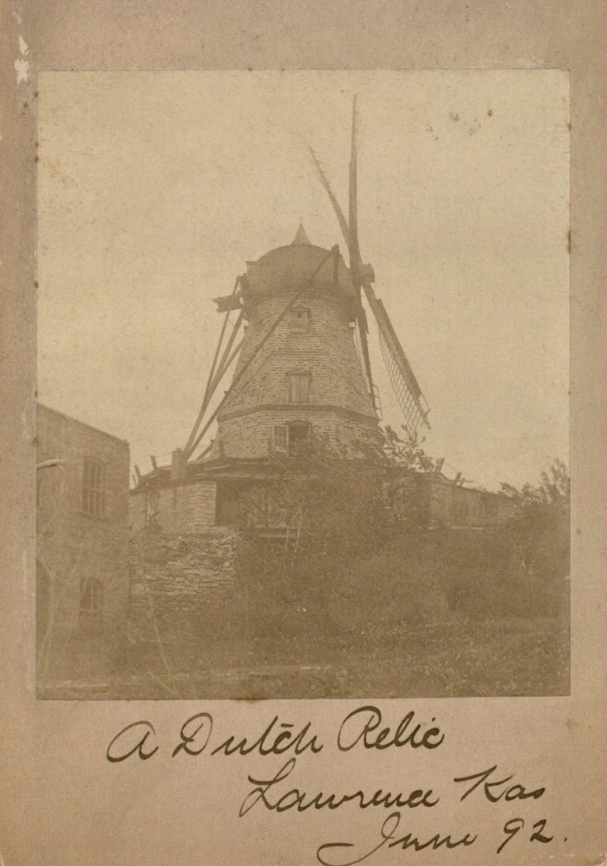 Photograph of Lawrence Windmill, June 1892.