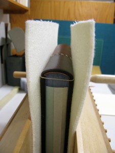 Whitney Baker's design binding of Books Will Speak Plain (Legacy Press, 2010).