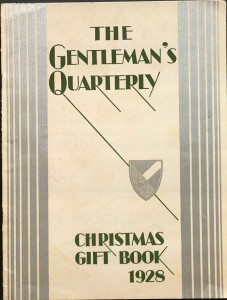 Image of The Gentleman's Quarterly Christmas Gift Book, cover, 1928
