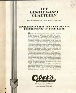 Image of The Gentleman's Quarterly Christmas Gift Book, page 3, 1928