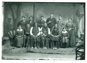 Photograph of a Native American family
