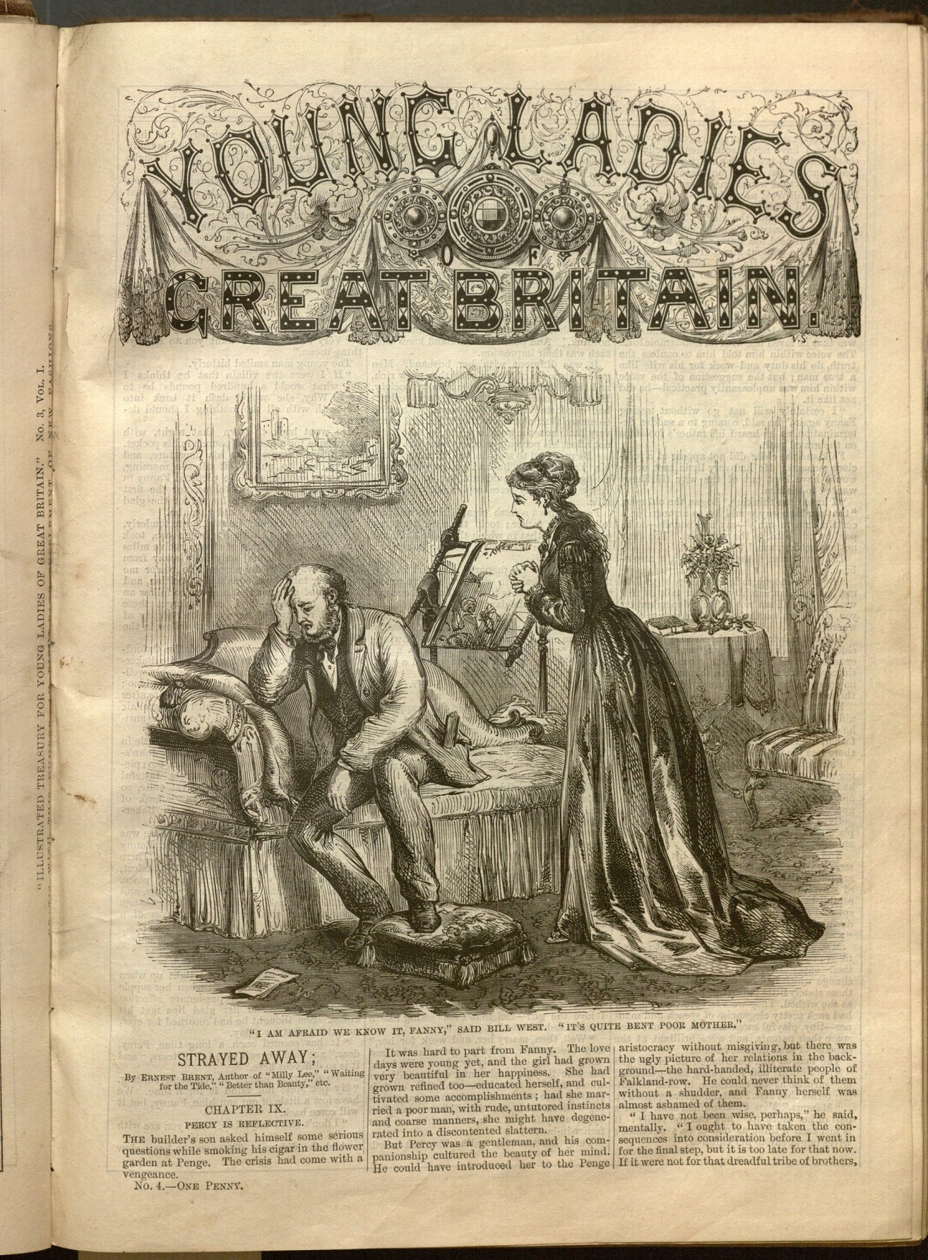 Cover illustration for Vol. 1, No. 4 (March 13, 1869)