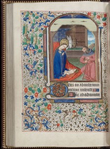 MS Pryce C1. Vosper Hours. Nativity Scene.