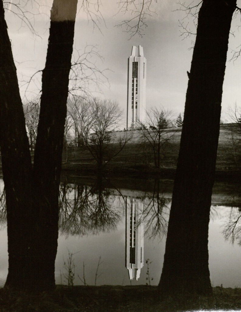 Photograph of the campanile, 1960s