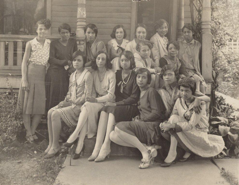 Photograph of the Alpha Kappa Alpha, Delta Chapter, 1930