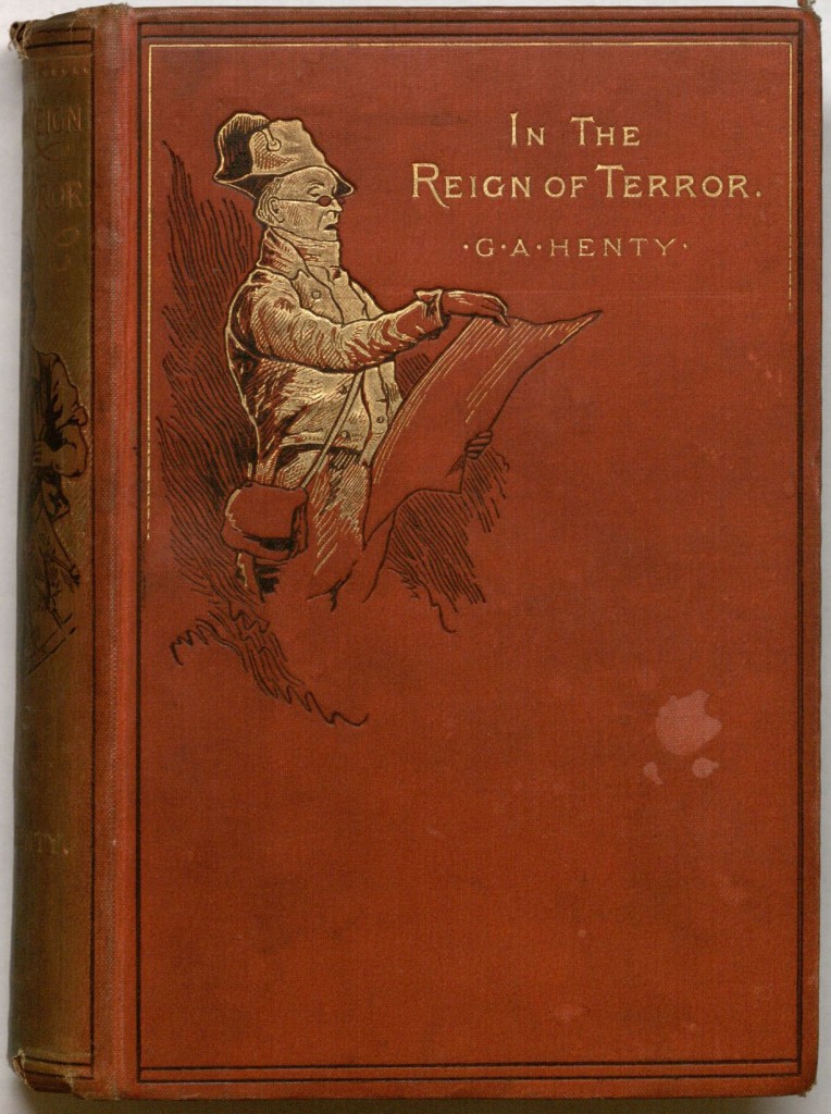 Image of the cover of In the Reign of Terror by G. A. Henty, 1888