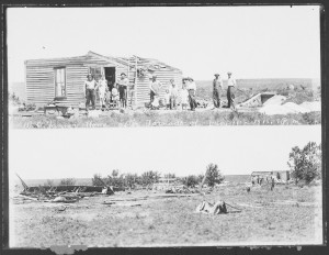 Mullinvile [sic] Kansas (Kiowa County) on June 11, 1915 after tornado hit