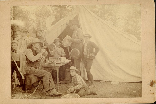 Photograph of Francis Huntington Snow and family, undated.