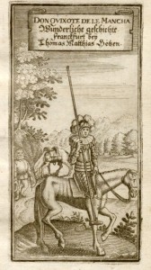 Image of Don Quixote, Kenneth Spencer Research Library, University of Kansas Libraries.