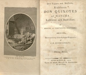 Image of Don Quixote, Kenneth Spencer Research Library, University of Kansas Libraries.