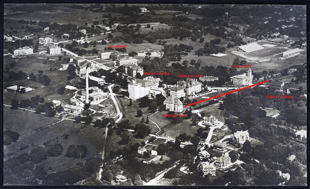 Campus aerial, 1920s