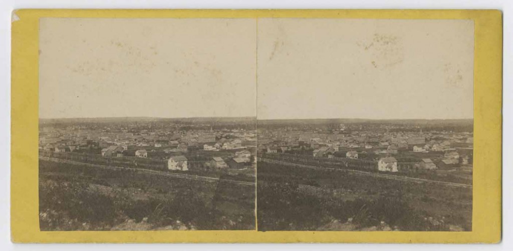 View of Lawrence from Mount Oread, 1867