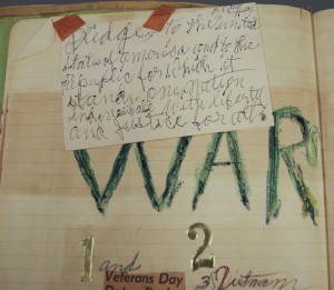 Handmade Veteran's Day book
