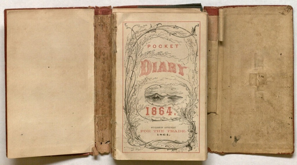 Image of Elizabeth Duncan's diary, title page