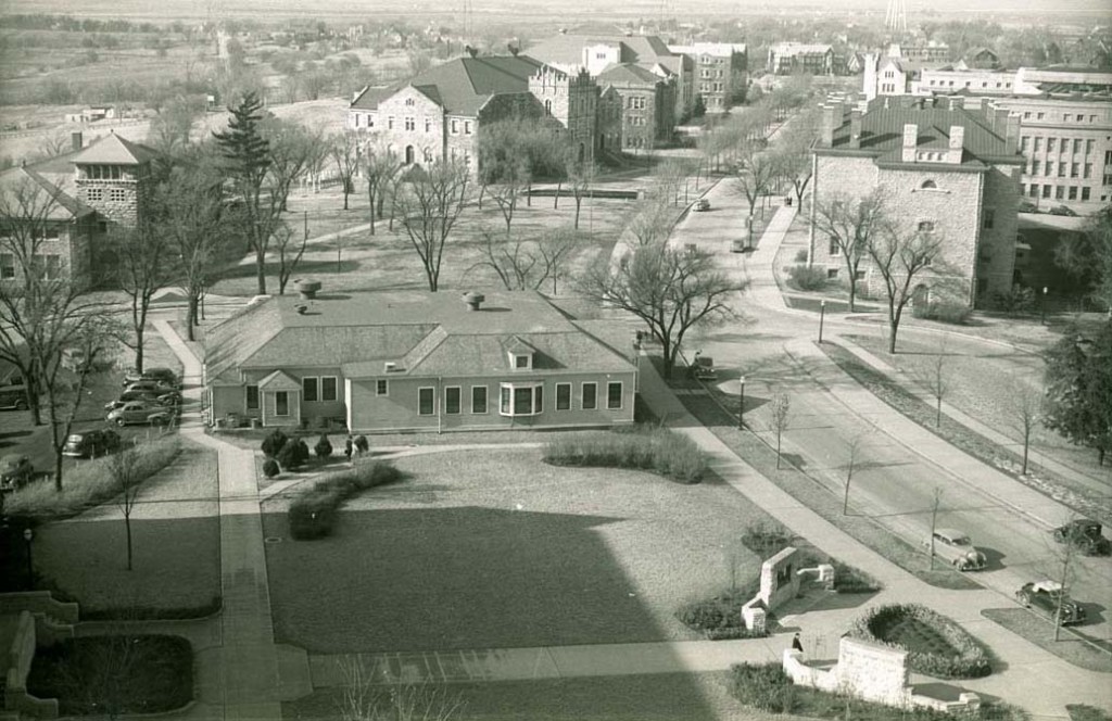 Aerial photograph of the Commons, 1940s