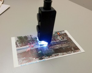 Hand-held microscope