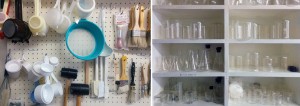 Conservation tools and storeroom