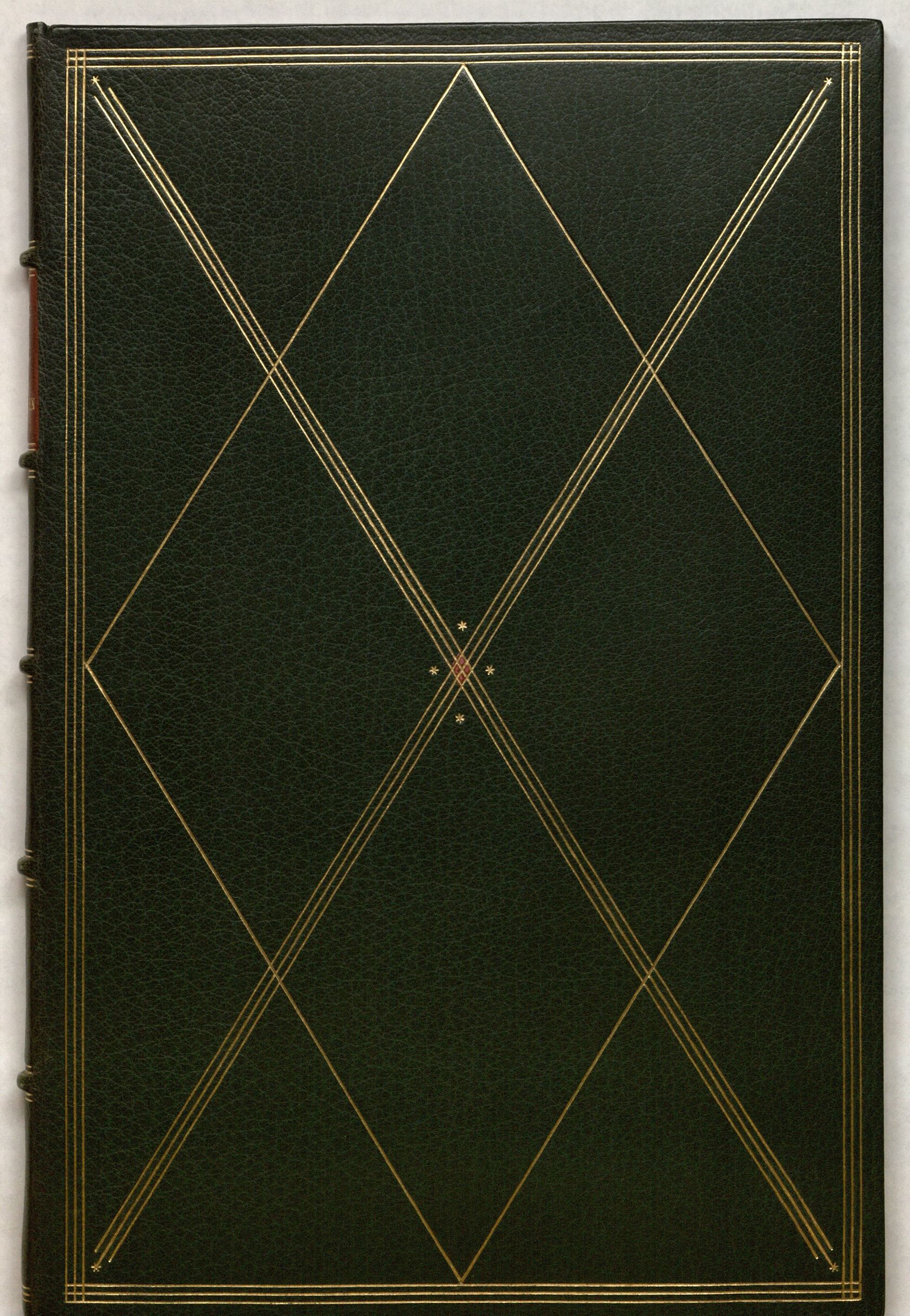 Rainer Maria Rilke’s Duineser Elegien, Leipzig: im Insel-Verlag, 1923: cover. Special Collections, call number: Rilke Z50.