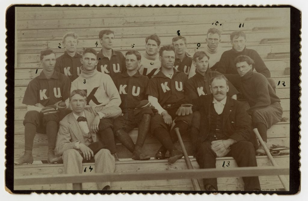 Photograph of the KU baseball team, 1894