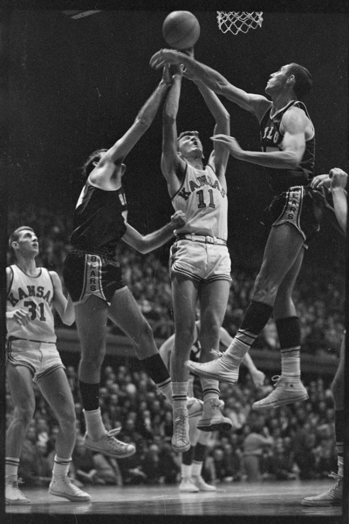 Photograph from the KU men's basketball game against Baylor, 1966-1967