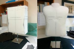 Constructing a mannequin to display a Civil War vest