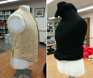 Constructing a mannequin to display a Civil War vest