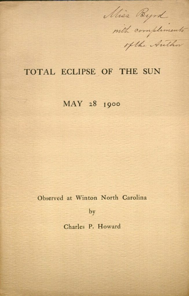 Selected page from Total Eclipse of the Sun, May 28, 1900