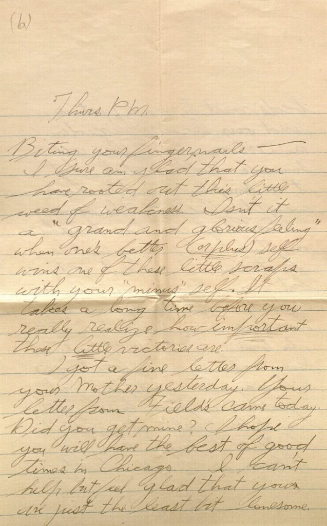 Image Forrest W. Bassett's letter to Ava Marie Shaw, August 8, 1917