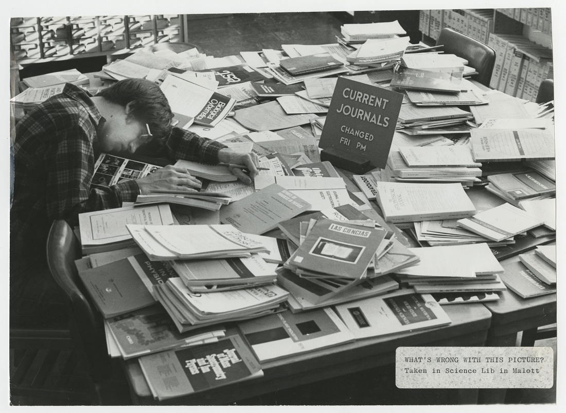 Kenneth Spencer Research Library Blog Throwback Thursday Library Nap