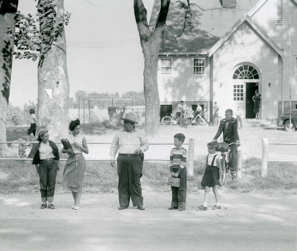 Photograph of White School No. 61, 1955