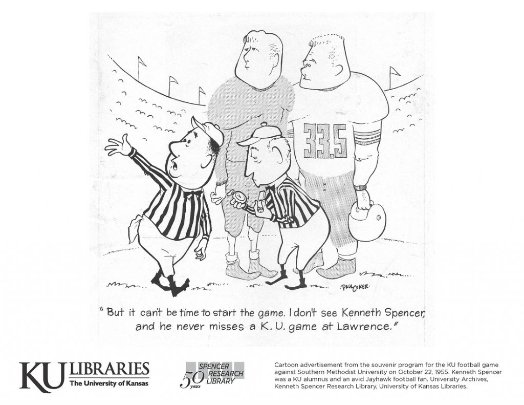 Spencer Chemical and P&M advertisement in the KU Libraries coloring book, 2019