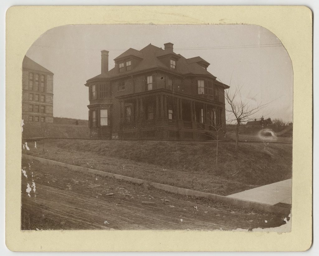 Photograph of the KU Chancellor's Residence at 1345 Louisiana, 1897