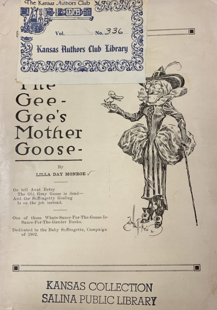 The cover of the book The Gee-Gee’s Mother Goose, 1912