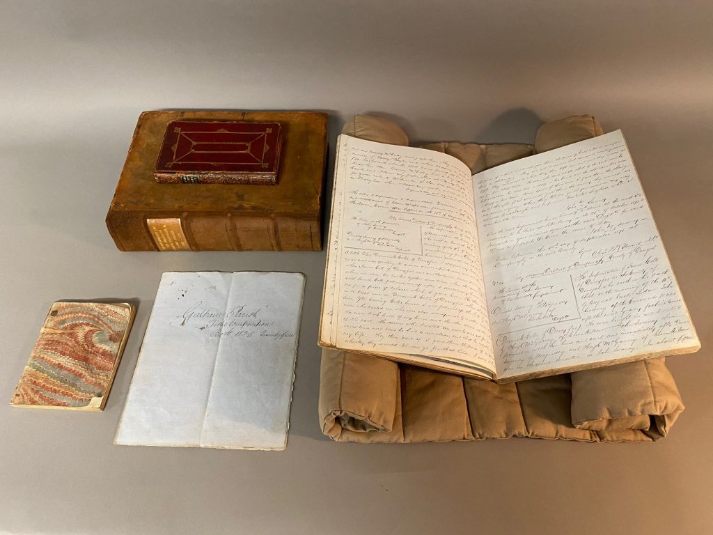 Image of five manuscripts pertaining to Ireland from Spencer Research Library's collections digitized for inclusion in Beyond 2022: Ireland's Virtual Record Treasury