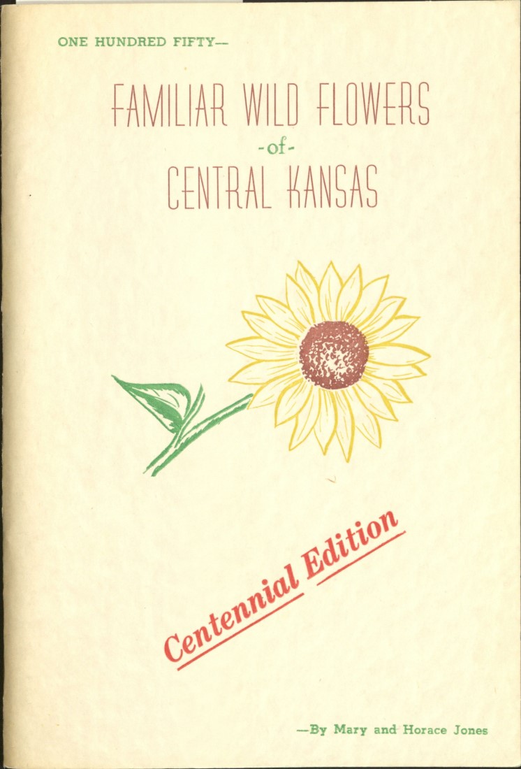 Book title with a sketch of a sunflower on a cream background.