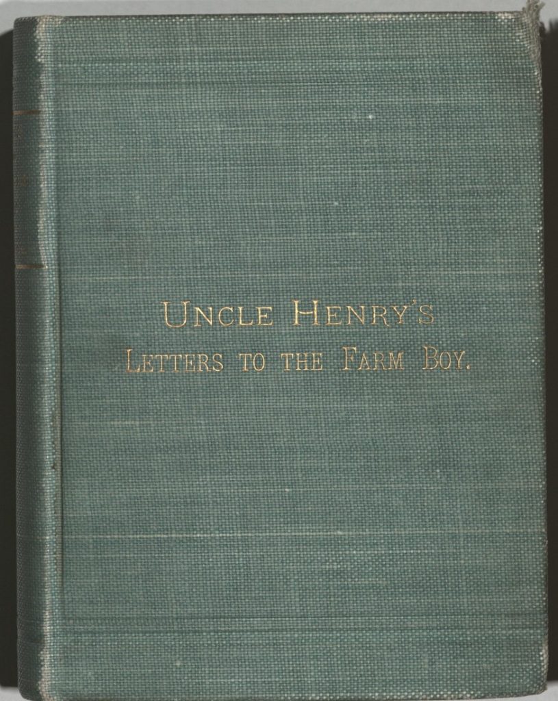 The title of the book against a muted blue-green background.