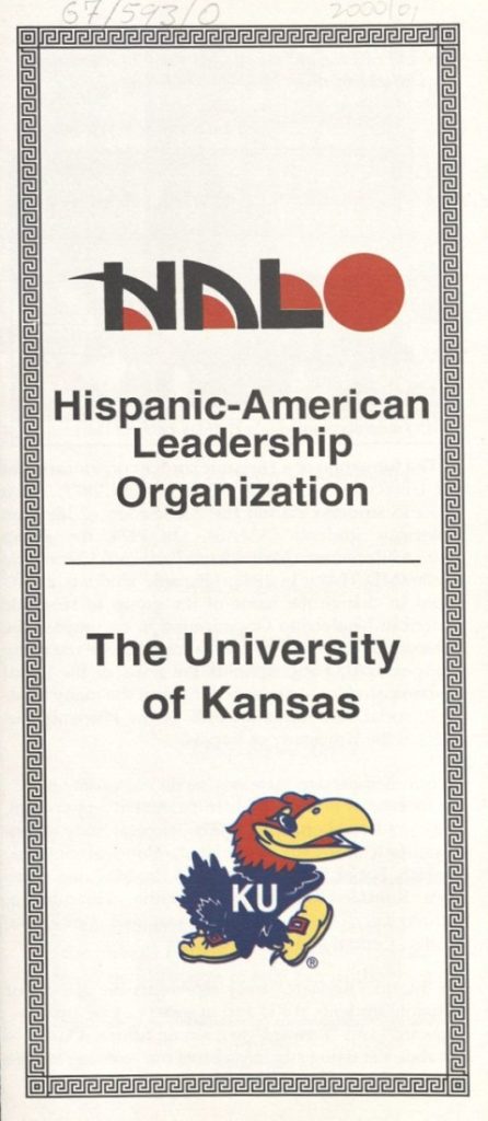 The name of the organization with a Jayhawk, all against a white background.