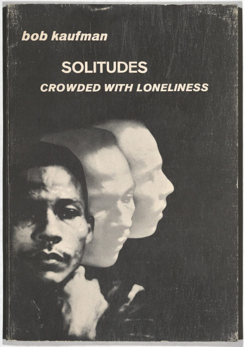 This image has text with a black-and-white image of an African American man with his head facing forward, facing at an angle, and facing to the side.